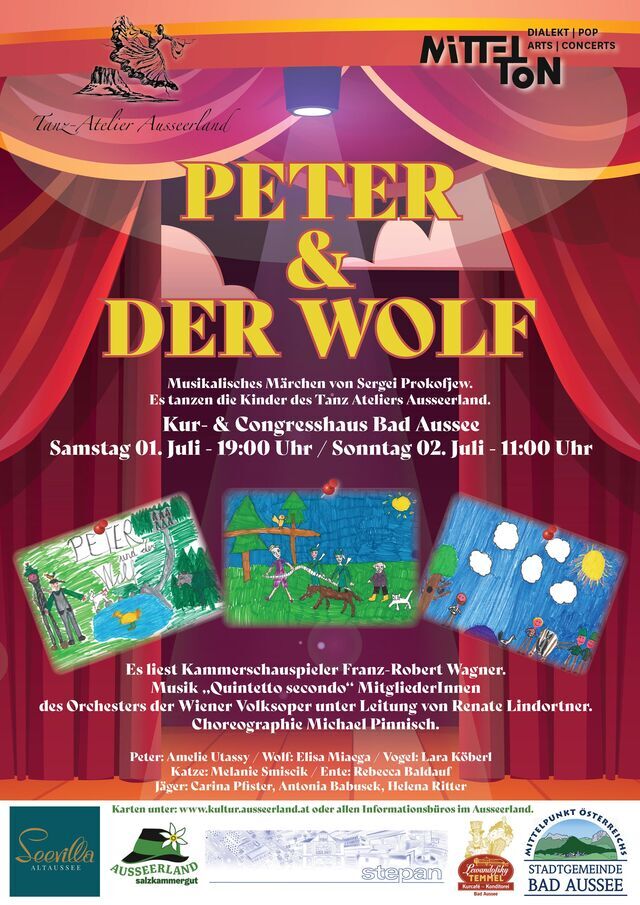 Plakat Peter & der Wolf