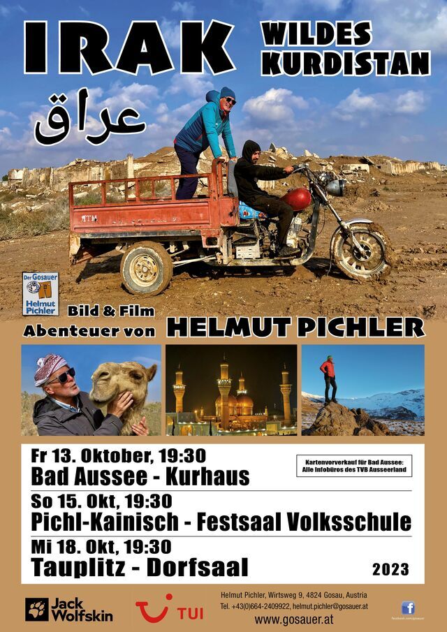 Plakat Vortrag Helmut Pichler 2023