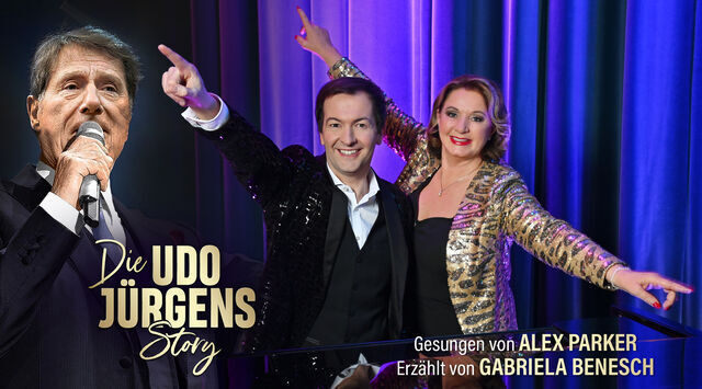 Udo Jürgens Gabriela Benesch Schauspielerin, Alex Parker Sänger & Pianist (c) benesfurrer.com