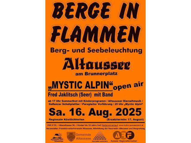 Berge in Flammen Plakat 2025 OK fbg